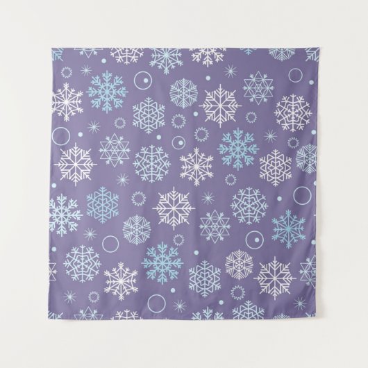 Snowflake patroon wandkleed (Voorkant)