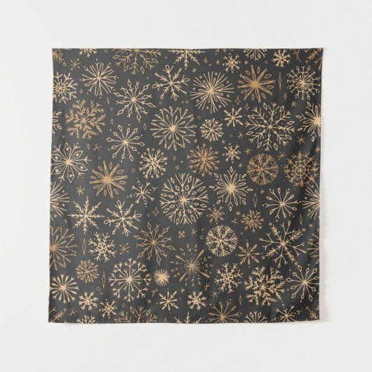 Snowflake patroon wandkleed (Voorkant)