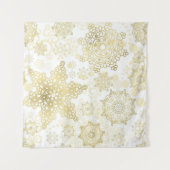 Snowflake patroon wandkleed (Voorkant)