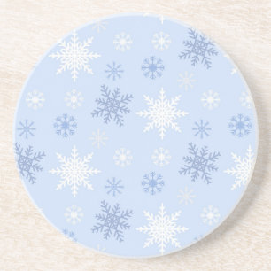 Snowflake patroon zandsteen onderzetter