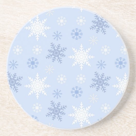 Snowflake patroon zandsteen onderzetter (Voorkant)
