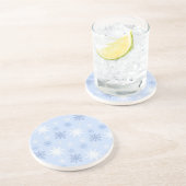Snowflake patroon zandsteen onderzetter (Zijkant)