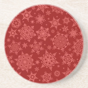 Snowflake patroon zandsteen onderzetter