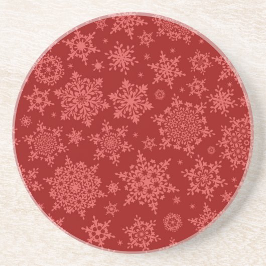 Snowflake patroon zandsteen onderzetter (Voorkant)