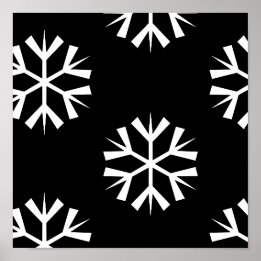 SNOWFLAKE-patroonontwerp | Poster