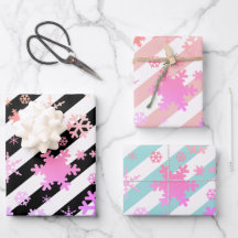 Snowflake patroonstrips voor holografisch kerstfee