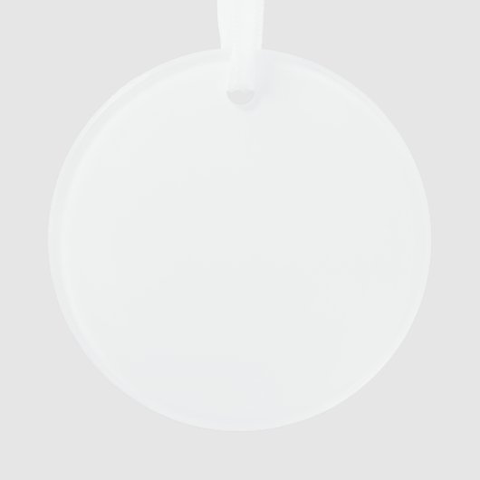 Snowflake Pattern AcrylOrnament Ornament (achterkant)