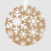 Snowflake Pattern AcrylOrnament Ornament (voorkant)