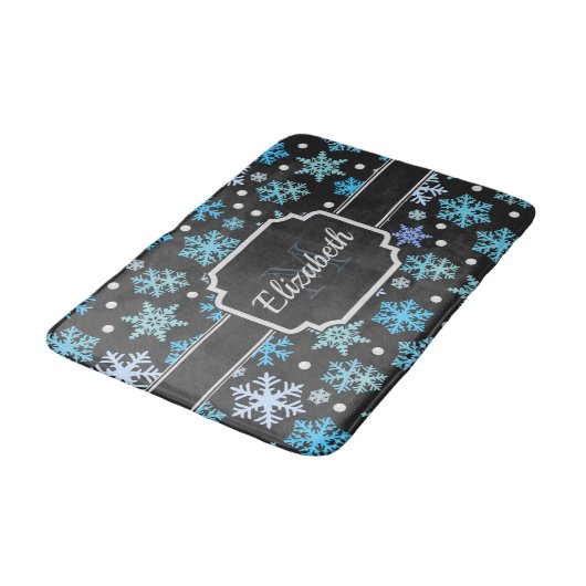 Snowflake Pattern Badmat (Gekanteld)