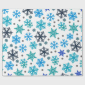 Snowflake Pattern Cadeaupapier (Vlak)