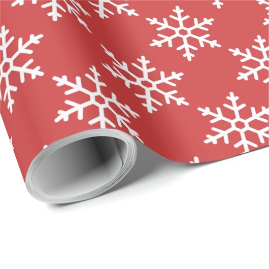 Snowflake Pattern Cadeaupapier (Rol Hoek)