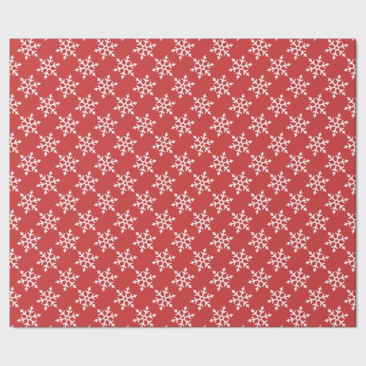 Snowflake Pattern Cadeaupapier (Zoom)