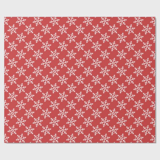 Snowflake Pattern Cadeaupapier (Vlak)