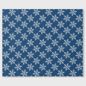 Snowflake Pattern Cadeaupapier (Vlak)