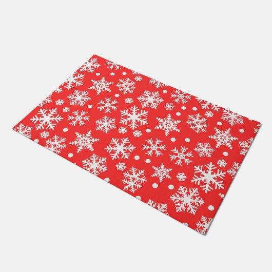 Snowflake Pattern Deurmat (Schuin)