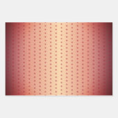 Snowflake Pattern Festive Red Metallic Kerstmis Inpakpapier Vel (Voorkant)