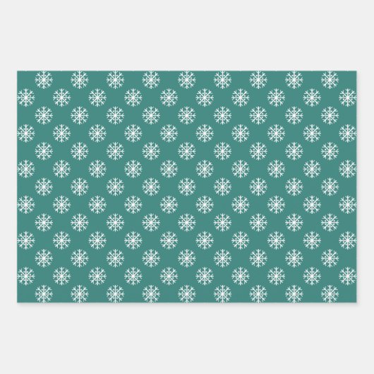 Snowflake Pattern Inpakpapier Vel (Voorkant 2)