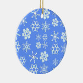 Snowflake Pattern Keramisch Ornament (Rechts)