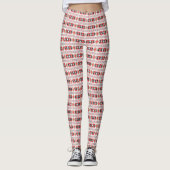 Snowflake Pattern Leggings (Voorkant)