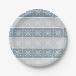 Snowflake Pattern papier borden Papieren Bordje
