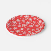 Snowflake Pattern Papieren Bordje (Gekanteld)