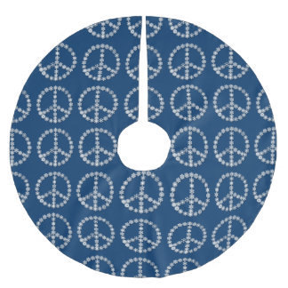 Snowflake Peace Signaleert kerstboomrok Kerstboom Rok