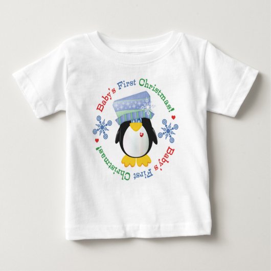 Snowflake Penguin Baby's eerste Kerstmis (Voorkant)