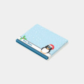 Snowflake Penguin-kerstPost-it® notes (Schuin)