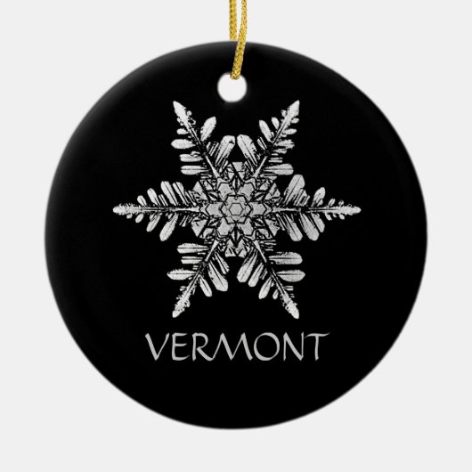 Snowflake Photo Ornament om aan te passen (Voorkant)