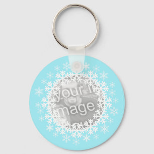 Snowflake Photo Sleutelhanger