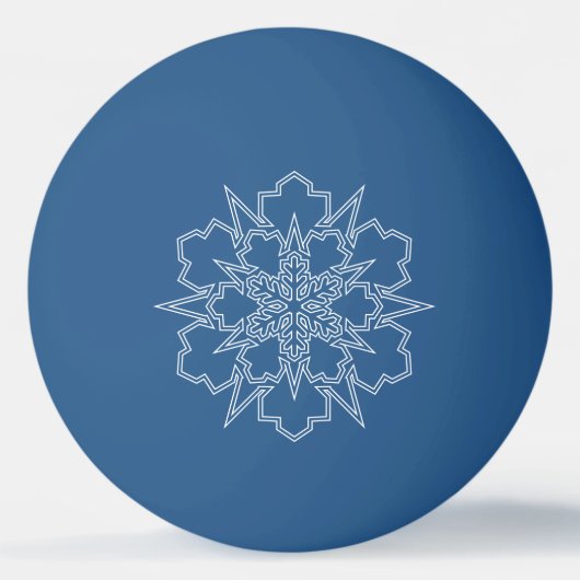 Snowflake Pingpongbal (Achterkant)