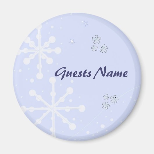 Snowflake Place Holders Magneet (Voorkant)