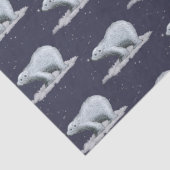 Snowflake Polar-Beer Tissuepapier (Detail)