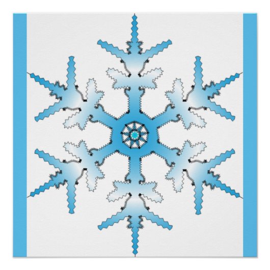 SNOWFLAKE POSTER (Voorkant)
