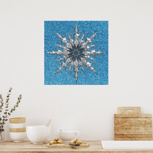 Snowflake Poster (Keuken)