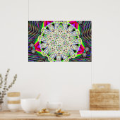 Snowflake Power (woorden toevoegen) Poster (Keuken)