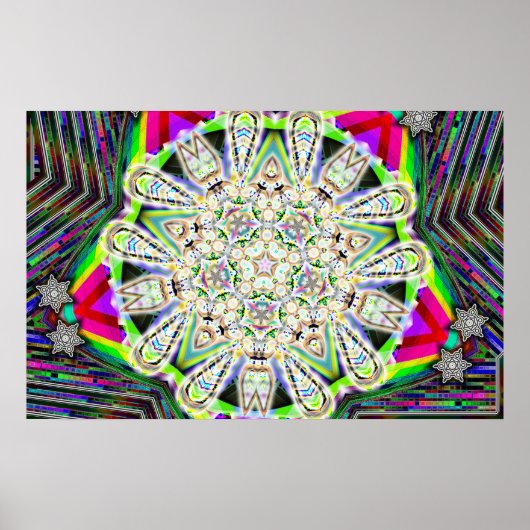 Snowflake Power (woorden toevoegen) Poster (Voorkant)