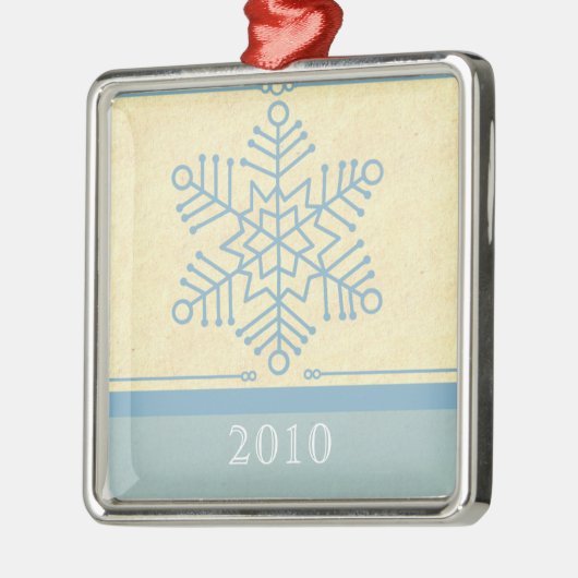 Snowflake Premium Square Ornament (Links)
