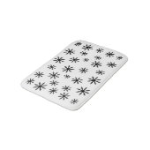 Snowflake Print Badmat (Gekanteld)