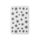 Snowflake Print Badmat (Voorkant Verticaal)