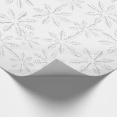 Snowflake Print Cadeaupapier (Hoek)
