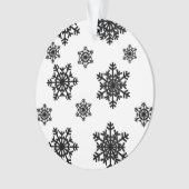 Snowflake Print Ornament (voorkant)