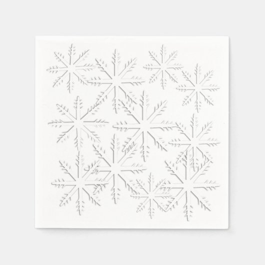 Snowflake Print Servet (Voorkant)