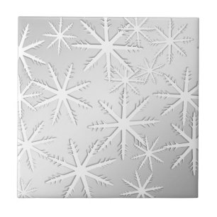 Snowflake Print Tegeltje