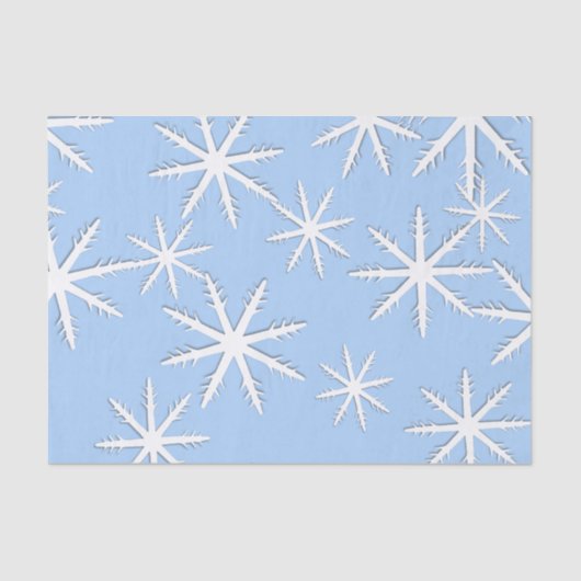 Snowflake Print Tissuepapier (Voorkant)