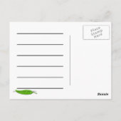 Snowflake Recipe Card Briefkaart (Achterkant)
