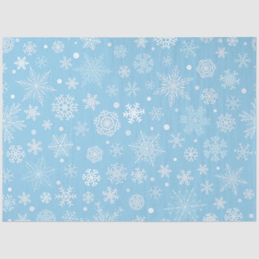 Snowflake-reeks 16 Design 6 Tissue Paper Tissuepapier (Voorkant)