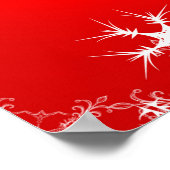 Snowflake Reindeer Poster (Hoek)