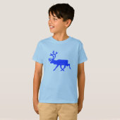 Snowflake Reindeer T-shirt (Voorkant volledig)
