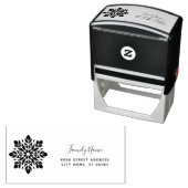 Snowflake Retouradres Zelfinktstempel Zelfinktende Stempel (In situ)